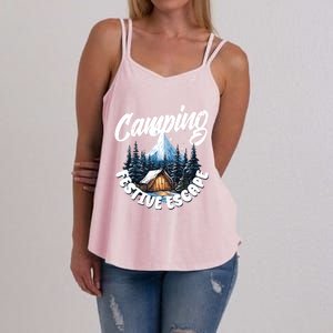 Camping Christmas Camper Camping Lover Gift Women's Strappy Tank