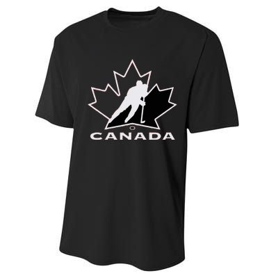 Canada Canadian Canada Flag Canada Performance Sprint T-Shirt