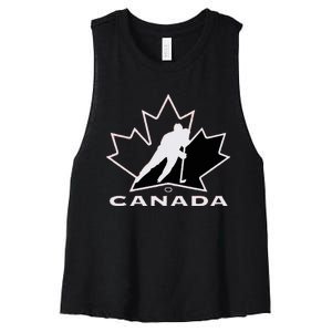 Canada Canadian Canada Flag Canada Women's Racerback Cropped Tank