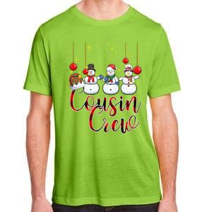 Christmas Cousin Crew Snow Team Squad Funny Xmas Pajamas Cool Gift Adult ChromaSoft Performance T-Shirt