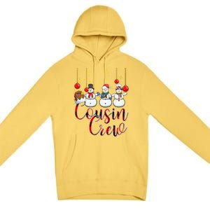 Christmas Cousin Crew Snow Team Squad Funny Xmas Pajamas Cool Gift Premium Pullover Hoodie