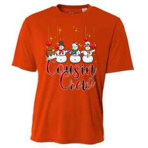 Christmas Cousin Crew Snow Team Squad Funny Xmas Pajamas Cool Gift Cooling Performance Crew T-Shirt