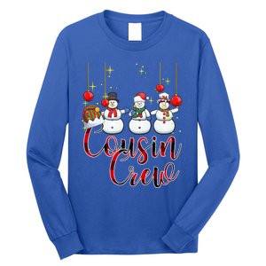 Christmas Cousin Crew Snow Team Squad Funny Xmas Pajamas Cool Gift Long Sleeve Shirt