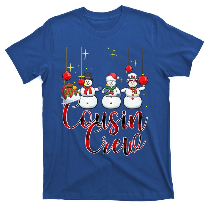 Christmas Cousin Crew Snow Team Squad Funny Xmas Pajamas Cool Gift T-Shirt