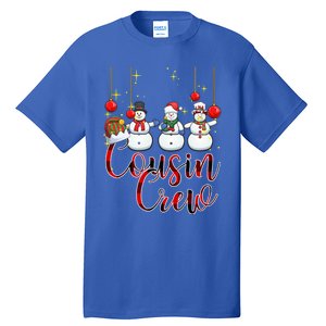 Christmas Cousin Crew Snow Team Squad Funny Xmas Pajamas Cool Gift Tall T-Shirt