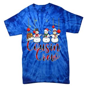 Christmas Cousin Crew Snow Team Squad Funny Xmas Pajamas Cool Gift Tie-Dye T-Shirt