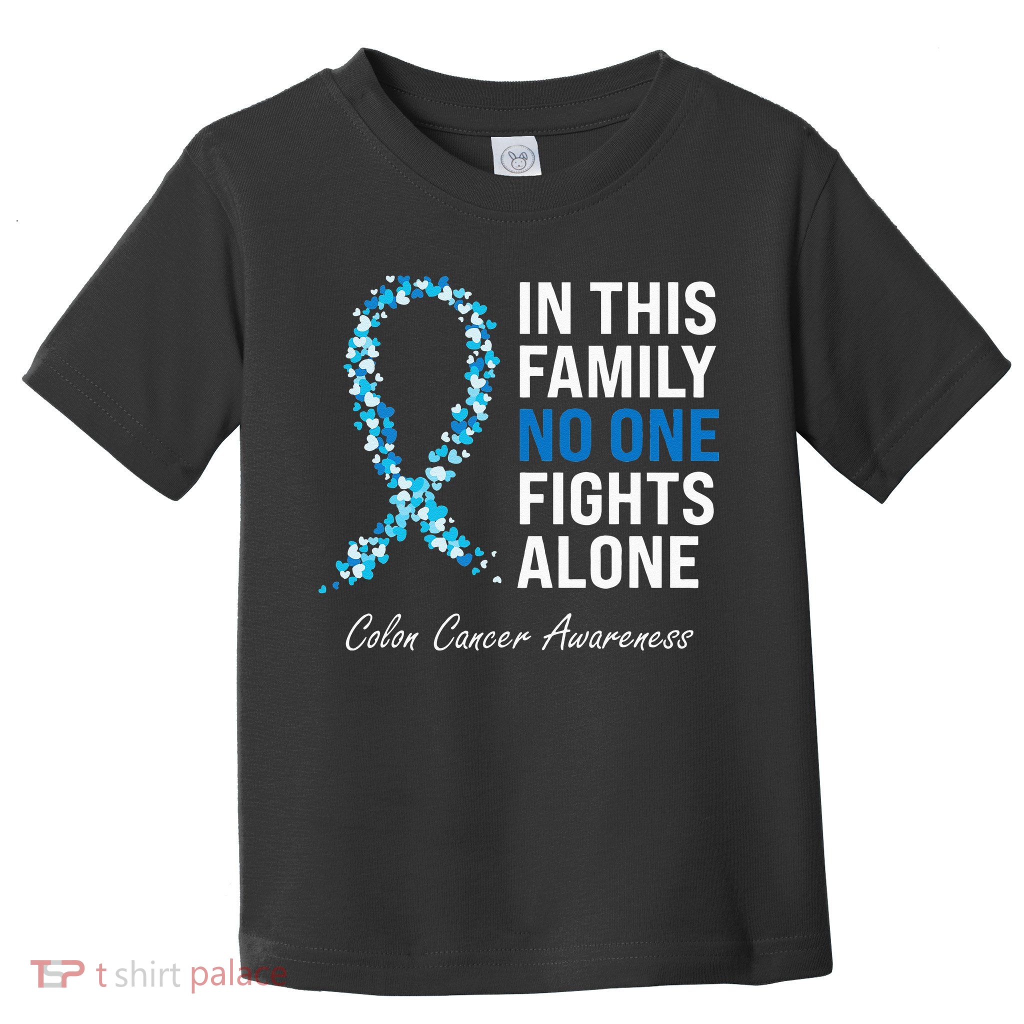 Colorectal Cancer Colon Cancer Blue Ribbon Toddler T-Shirt