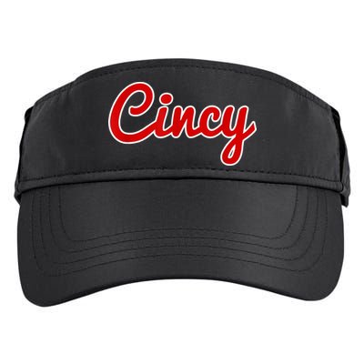 Cincy Cincinnati Adult Drive Performance Visor