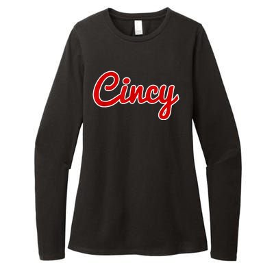 Cincy Cincinnati Womens CVC Long Sleeve Shirt