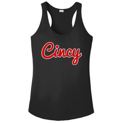 Cincy Cincinnati Ladies PosiCharge Competitor Racerback Tank