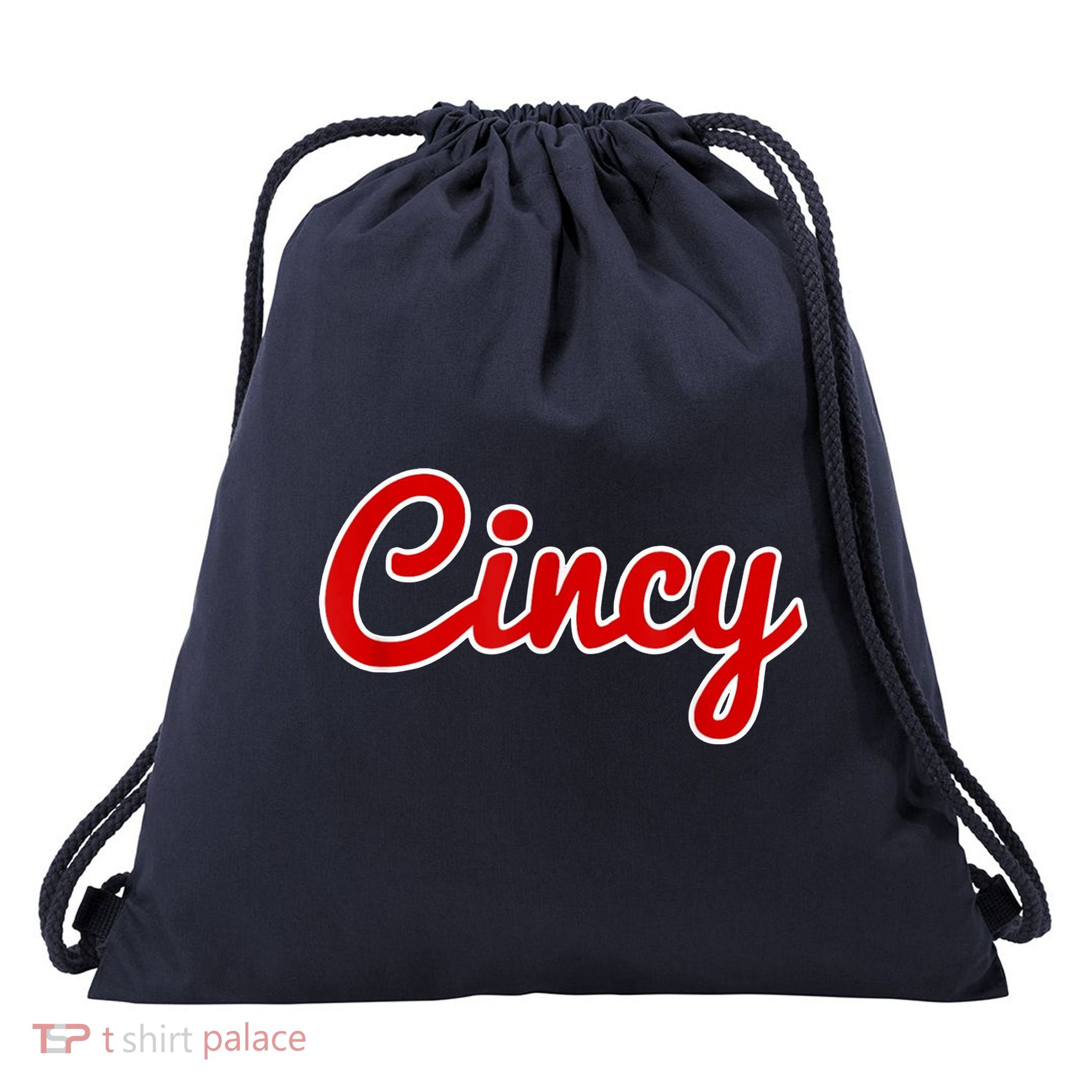 Cincy Cincinnati Drawstring Bag