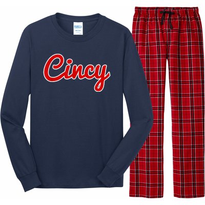 Cincy Cincinnati Long Sleeve Pajama Set