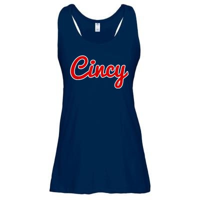 Cincy Cincinnati Ladies Essential Flowy Tank