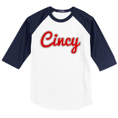 Cincy Cincinnati Baseball Sleeve Shirt