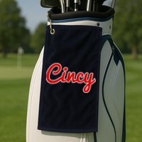 Cincy Cincinnati Golf Towel