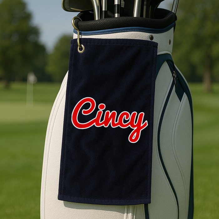 Cincy Cincinnati Golf Towel