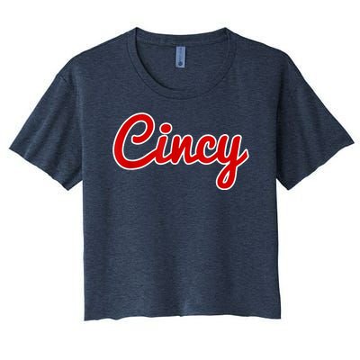 Cincy Cincinnati Women's Crop Top Tee