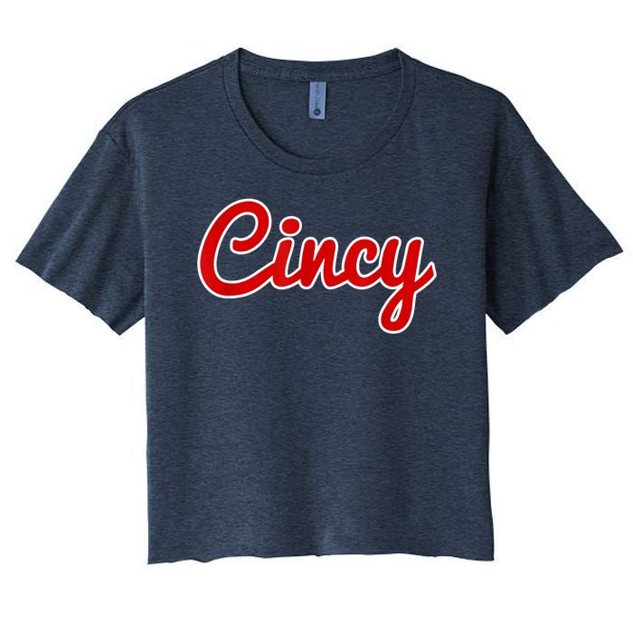 Cincy Cincinnati Women's Crop Top Tee