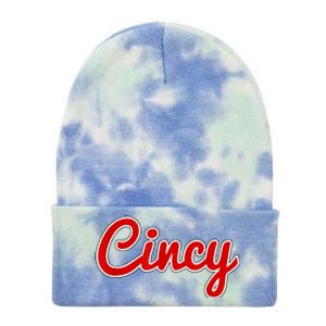 Cincy Cincinnati Tie Dye 12in Knit Beanie