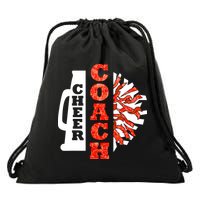 Cheer Coach Cheerleader Megaphone Pom Pom Drawstring Bag