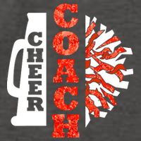 Cheer Coach Cheerleader Megaphone Pom Pom Vector Backpack