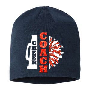 Cheer Coach Cheerleader Megaphone Pom Pom Sustainable Beanie