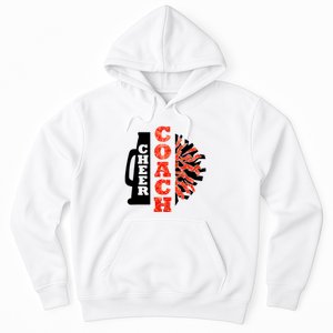 Cheer Coach Cheerleader Megaphone Pom Pom Hoodie