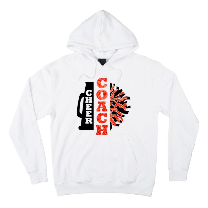 Cheer Coach Cheerleader Megaphone Pom Pom Hoodie