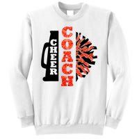 Cheer Coach Cheerleader Megaphone Pom Pom Sweatshirt