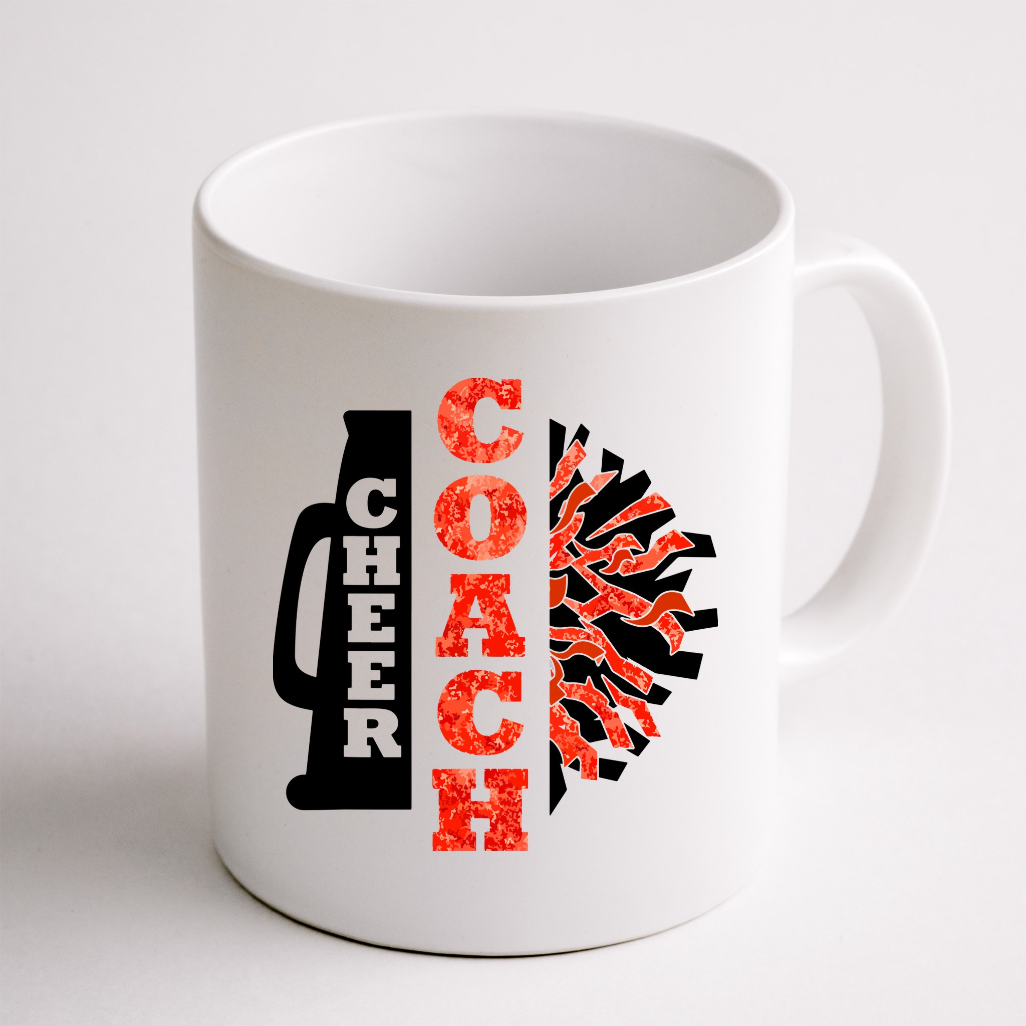 Cheer Coach Cheerleader Megaphone Pom Pom Mug