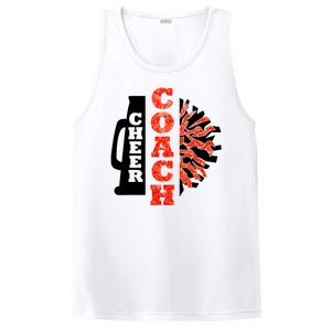 Cheer Coach Cheerleader Megaphone Pom Pom PosiCharge Competitor Tank