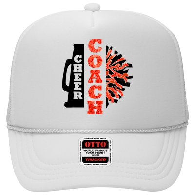 Cheer Coach Cheerleader Megaphone Pom Pom Trucker Hat