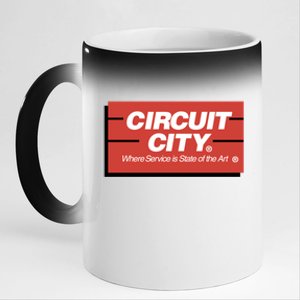 Circuit City 11oz Black Color Changing Mug