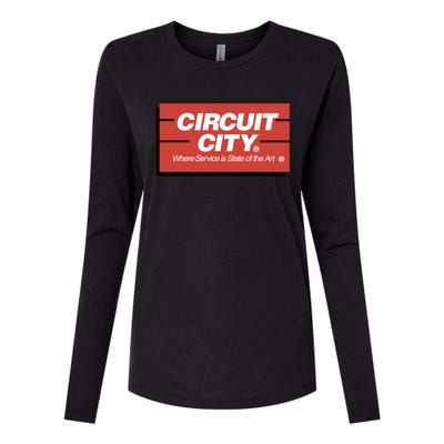 Circuit City Womens Cotton Relaxed Long Sleeve T-Shirt