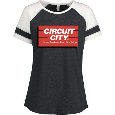 Circuit City Enza Ladies Jersey Colorblock Tee