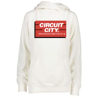 Circuit City Womens Funnel Neck Pullover Hood