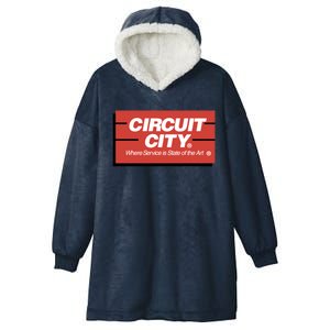 Circuit City Hooded Wearable Blanket