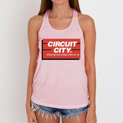 Circuit City Women's Knotted Racerback Tank