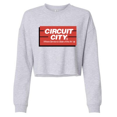 Circuit City Cropped Pullover Crew