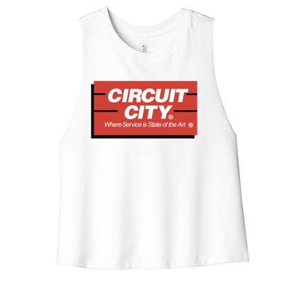 Circuit City Women's Racerback Cropped Tank