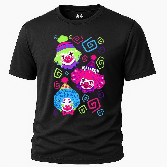 Clown Circus Carnival Costume Birthday Theme Party Cooling Performance Crew T-Shirt