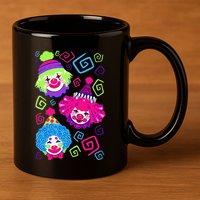 Clown Circus Carnival Costume Birthday Theme Party 11oz C Handle Ceramic Mug