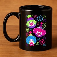 Clown Circus Carnival Costume Birthday Theme Party 11oz C Handle Ceramic Mug