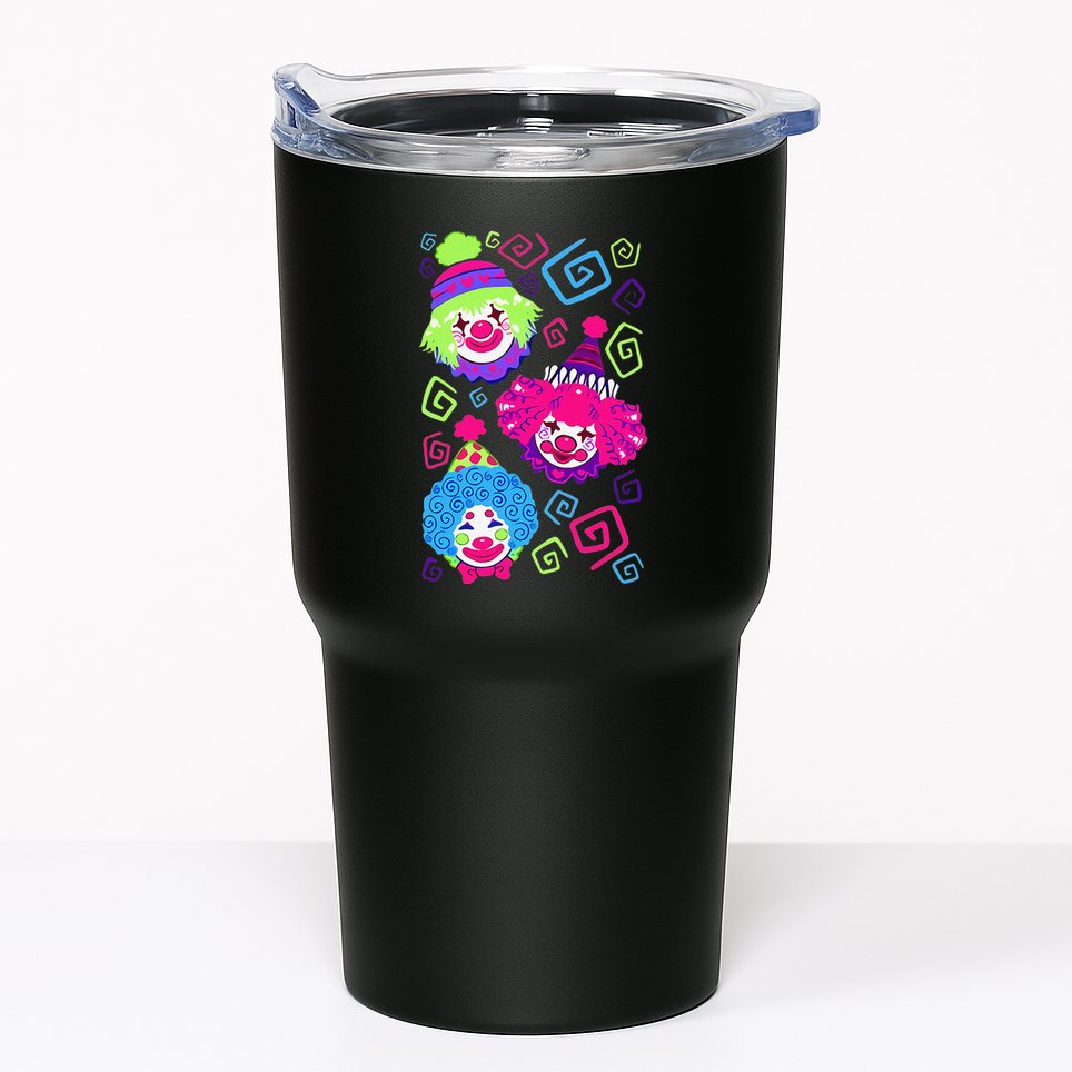 Clown Circus Carnival Costume Birthday Theme Party Tumbler