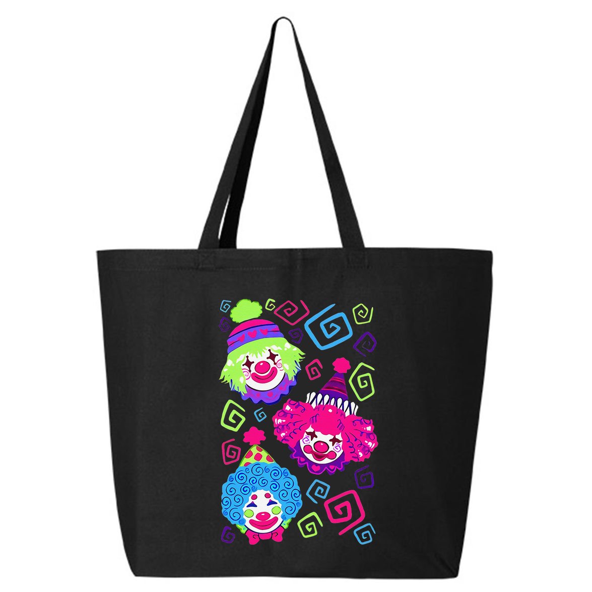 Clown Circus Carnival Costume Birthday Theme Party 25L Jumbo Tote