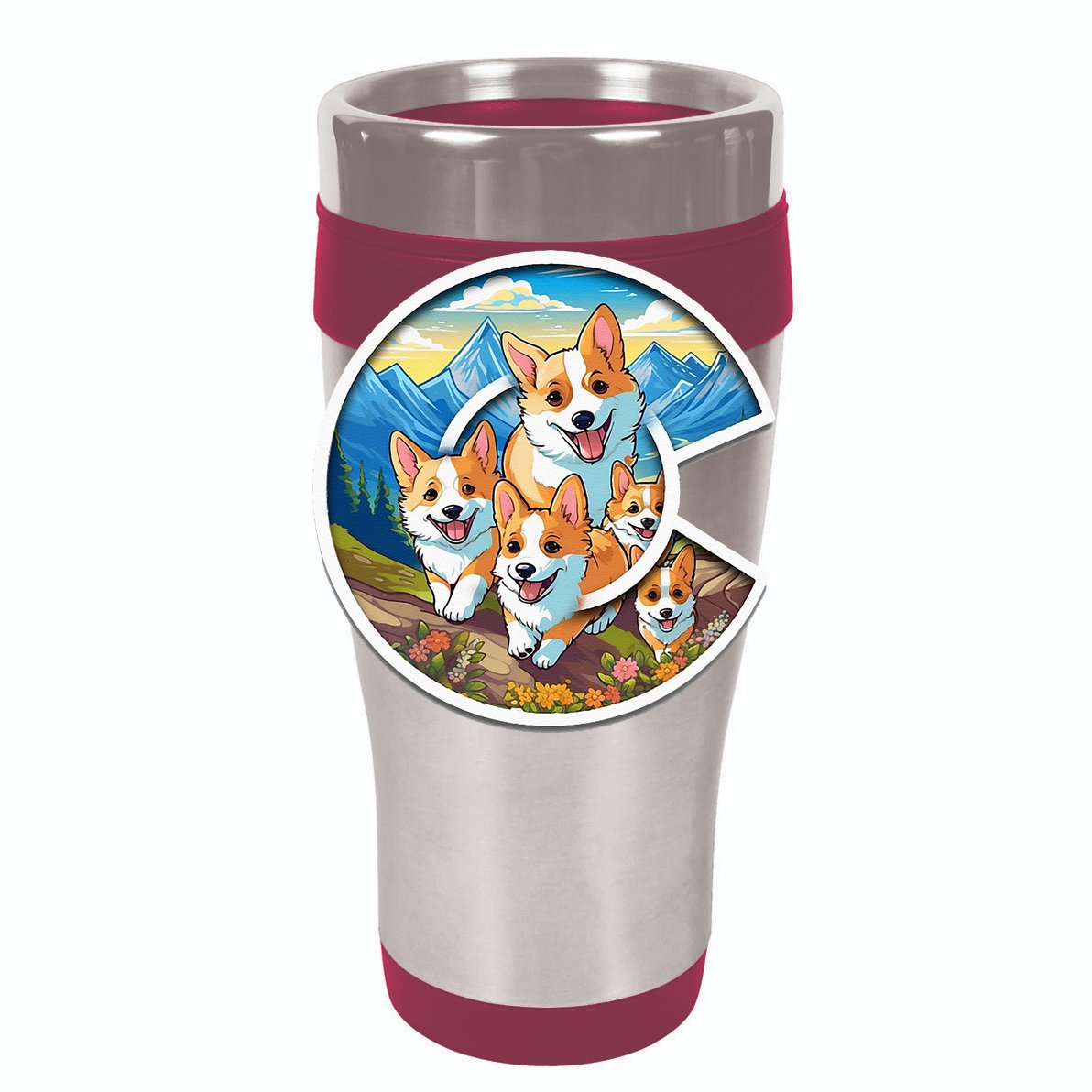 Colorado Corgi Cute Dog in the Rocky Mountains T-Shirt