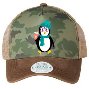 Cute Chillin Christmas Holiday Gift For Penguin Lovers Gift Legacy Tie Dye Trucker Hat