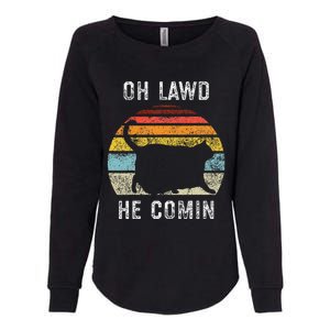 Chonk Cat Womens California Wash Sweatshirt