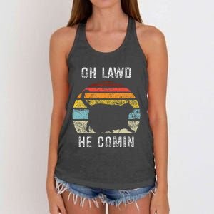 Chonk Cat Women's Knotted Racerback Tank