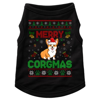 Corgi Christmas Cool Merry Corgmas Xmas Doggie Tank